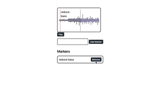 Stimulus - Removing Markers from a Wavesurfer Element