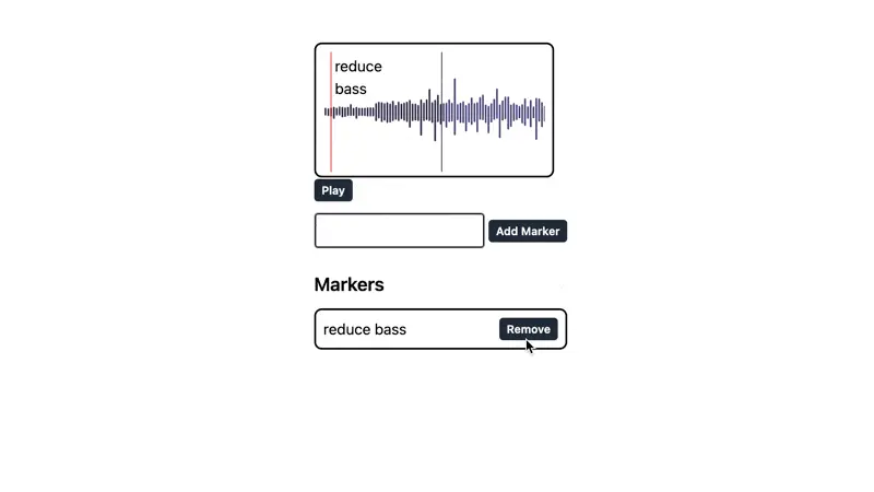 Stimulus - Removing Markers from a Wavesurfer Element