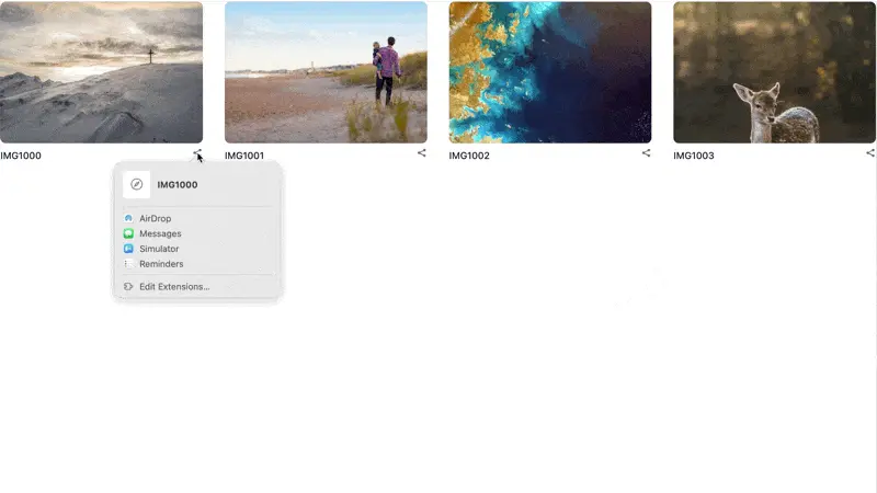 Stimulus - Web Share API