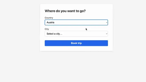 Turbo Frames - Chained Selects