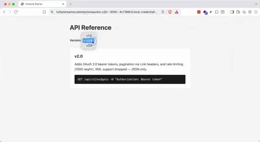 Turbo Streams - Custom Stream Actions - pushState